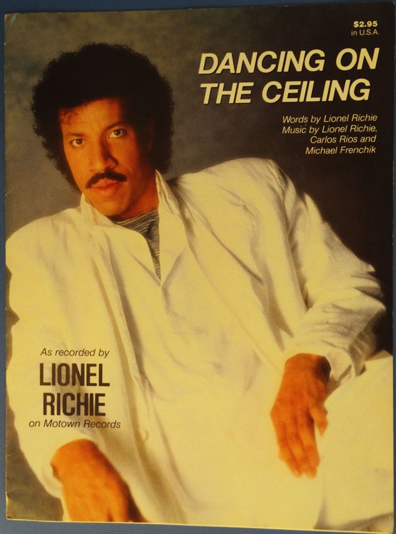 Dancing On The Ceiling vintage sheet music by Lionel Richie