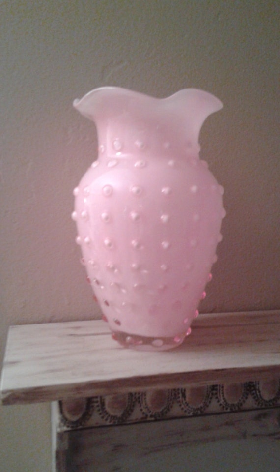Vintage Pink Milk Glass 115