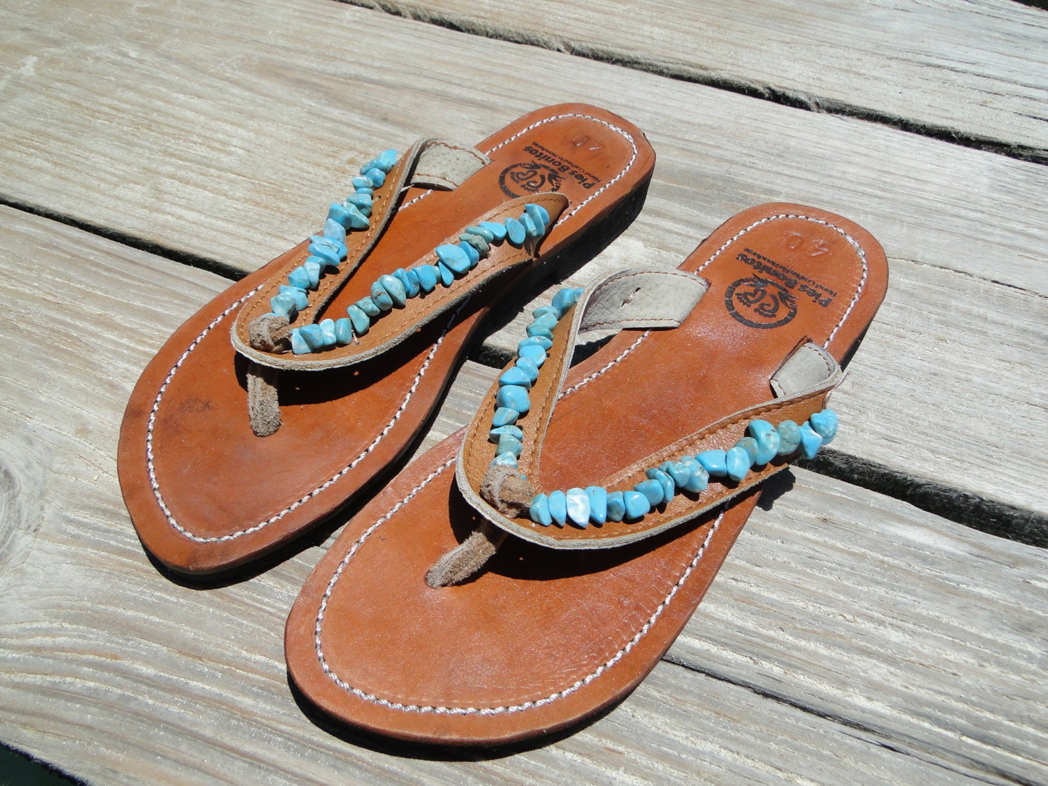 womens leather flipflop