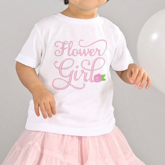 Flower Girl Gift Flower Girl Shirt Flower Girl Wedding