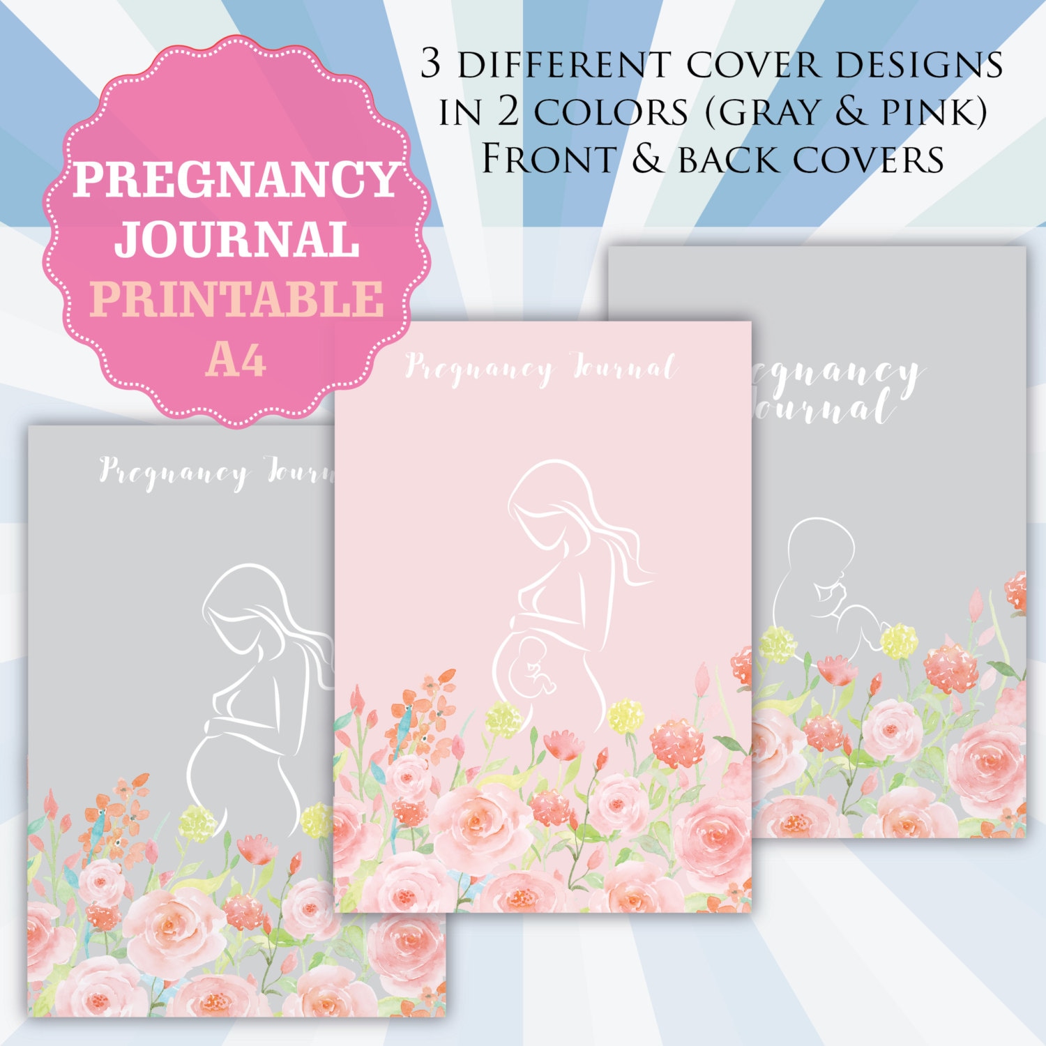 printable-pregnancy-journal-pregnancy-diary-maternity-baby
