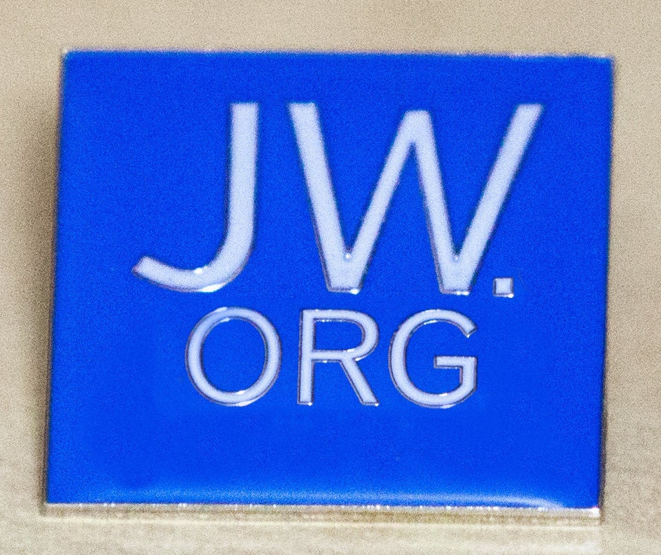 JW org Lapel Pin by JWitem on Etsy