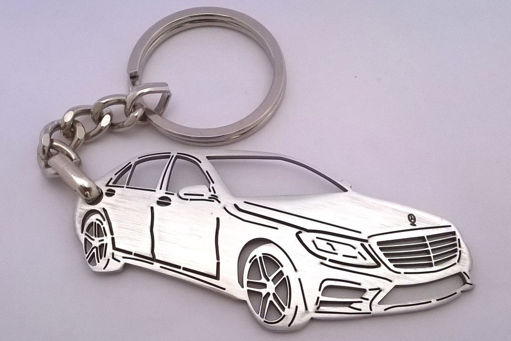 Mercedes keychain mercedes benz keychain by TAGSandKEYCHAINS