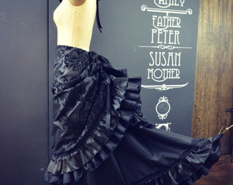 Victorian Steampunk Bustle Skirt