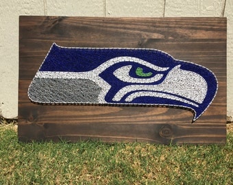 MADE TO ORDER Seattle Seahawks String Art Board