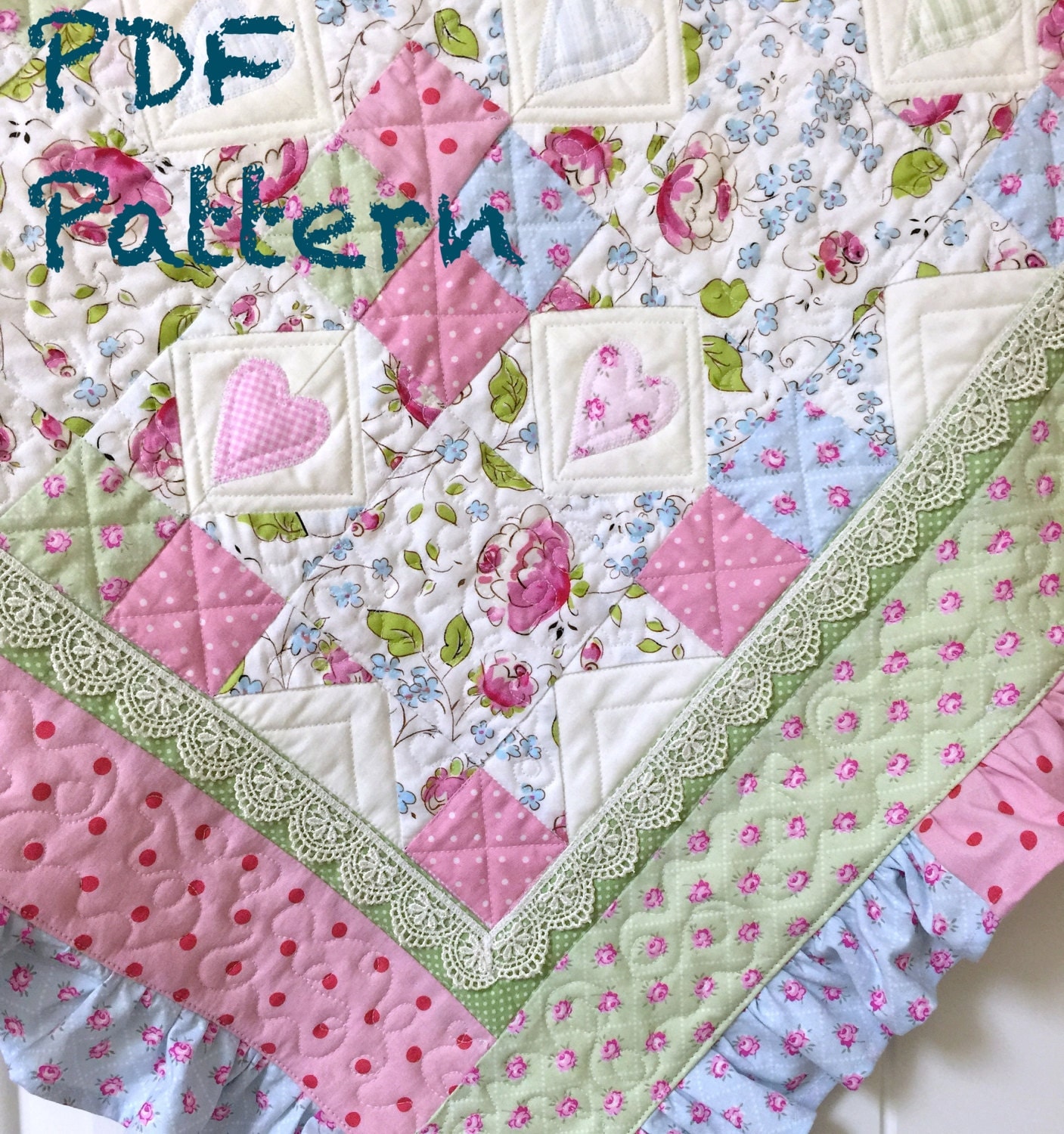 Ruffle Baby Quilt Pattern Baby Girl Quilt Patterns Quilt Pattern Baby Baby Blanket Pattern