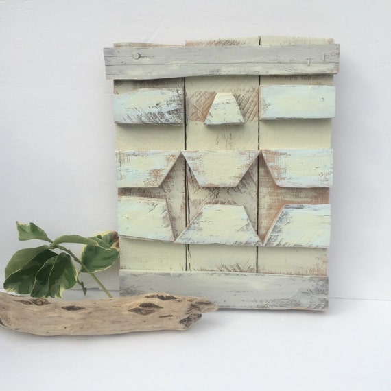 Reclaimed Wood Wall Art Ocean Inspired Beach Decor Summer