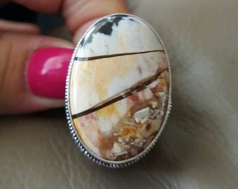 Jasper Ring- size 8.75!