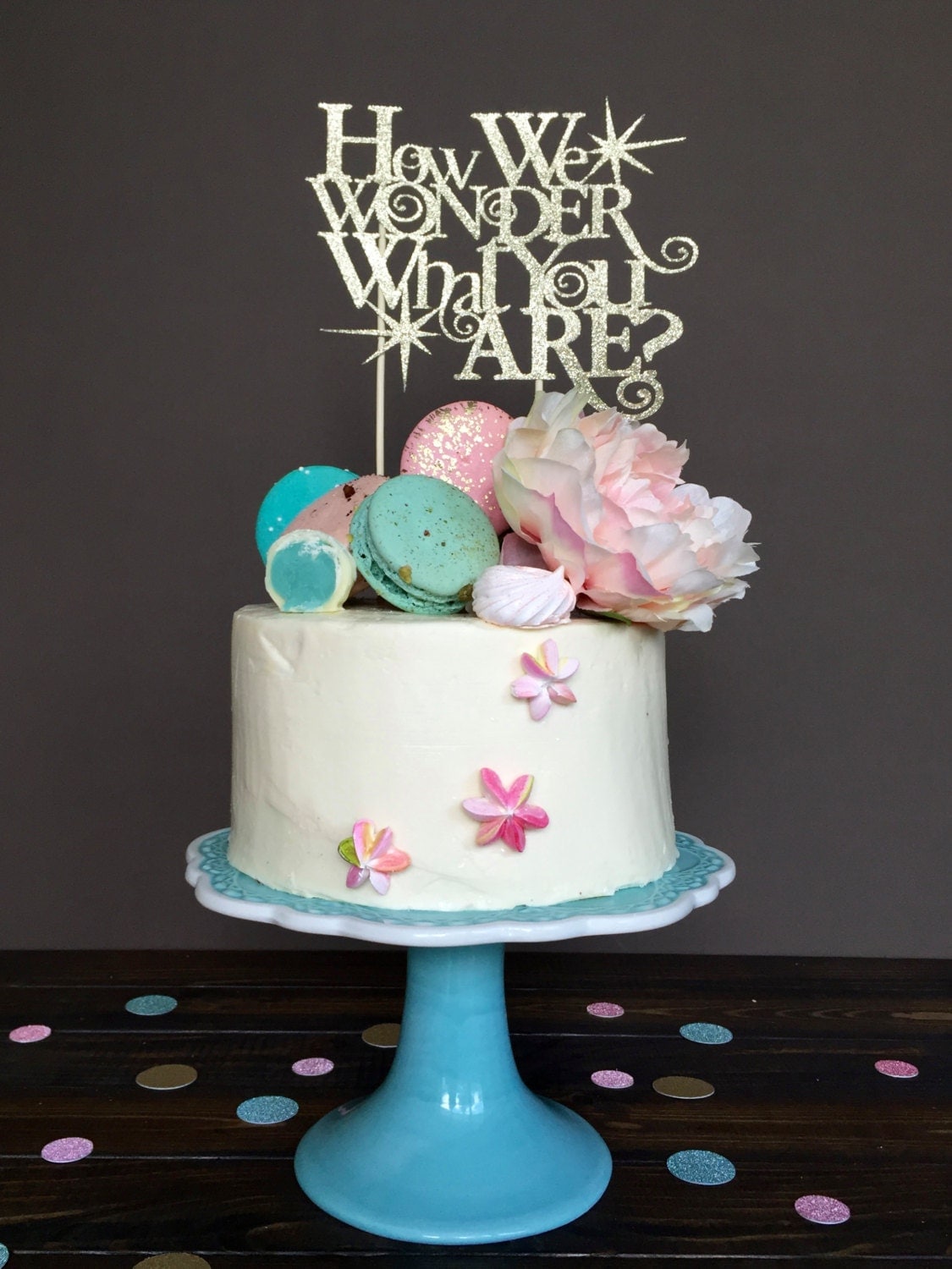 Gender reveal cake topper cake topper cake topper Baby