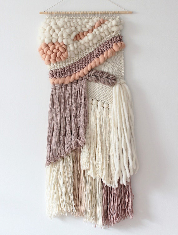Woven wall hanging Bohemian wall hanging Boho by weavingmystory