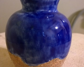 Colbolt Blue and sand vase