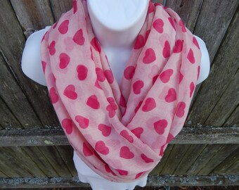 Heart Infinity Scarf