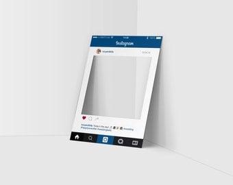 Personalised Instagram-Style Party frame - DIGITAL DOWNLOAD