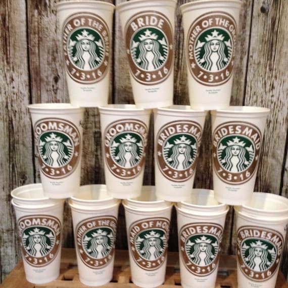 Personalized starbuck cups for all by 18rabbitdesign on Etsy