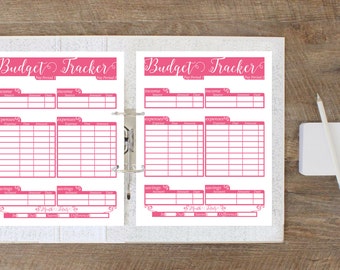 Budget Planner Printable - Budget Binder - Budget Planner Book - Printable Budget Tracker - Budget Printable - Bill Organizer - Bill Tracker