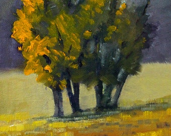 Abstract Landscape Oil Painting Small X On By Smallimpressions