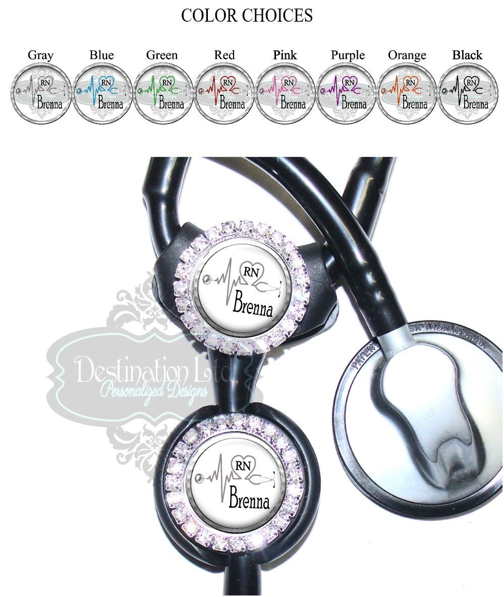 ECG Littmann Stethoscope Tag Personalized by DestinationLtd