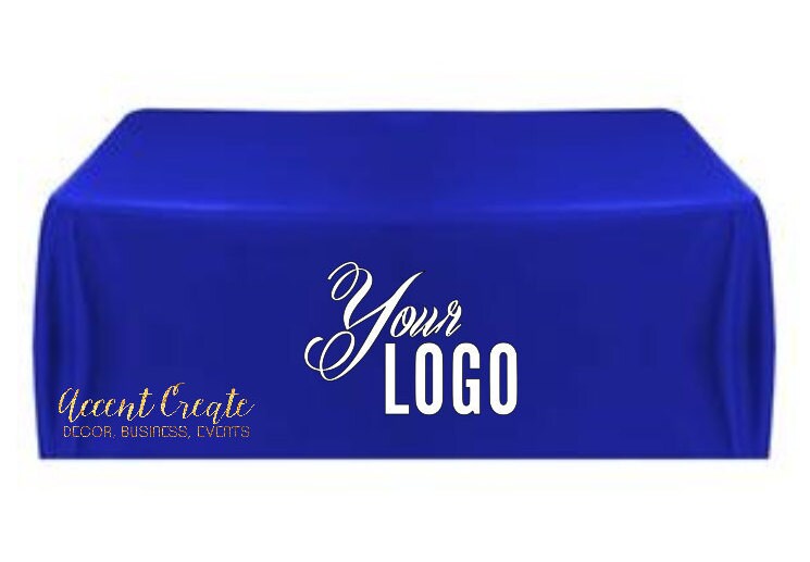 6ft Custom Tablecloth Logo Vendor Event Direct Sales Event