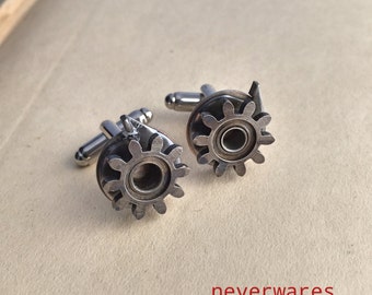 Machine Age Vintage Industrial Gear Cufflinks