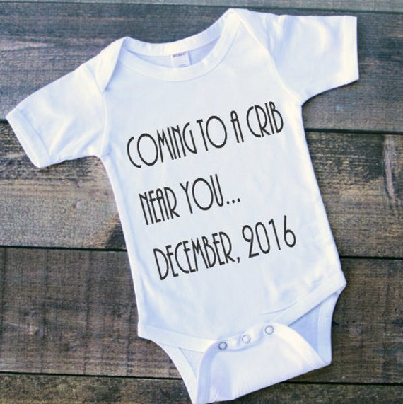 Pregnancy Announcement Coming to a crib near you