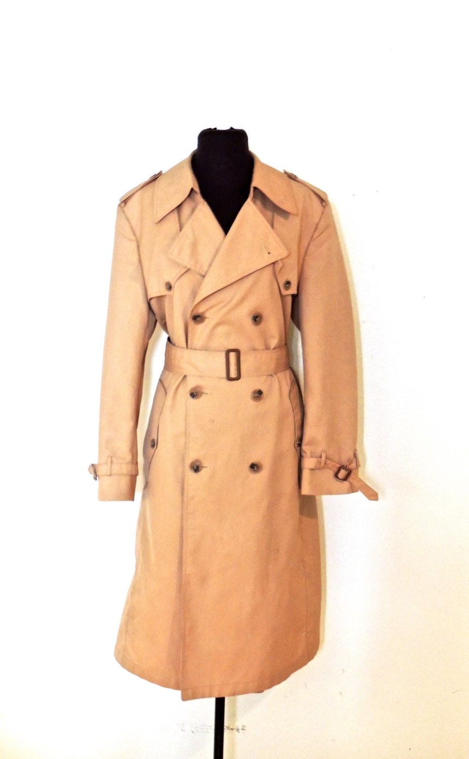 vintage Christian Dior trench coat 1970s authentic Dior