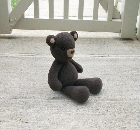 small head stuffed bear