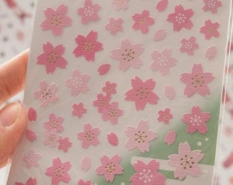Japanese Cherry Blossoms Sticker (1 Sheet) - 75327