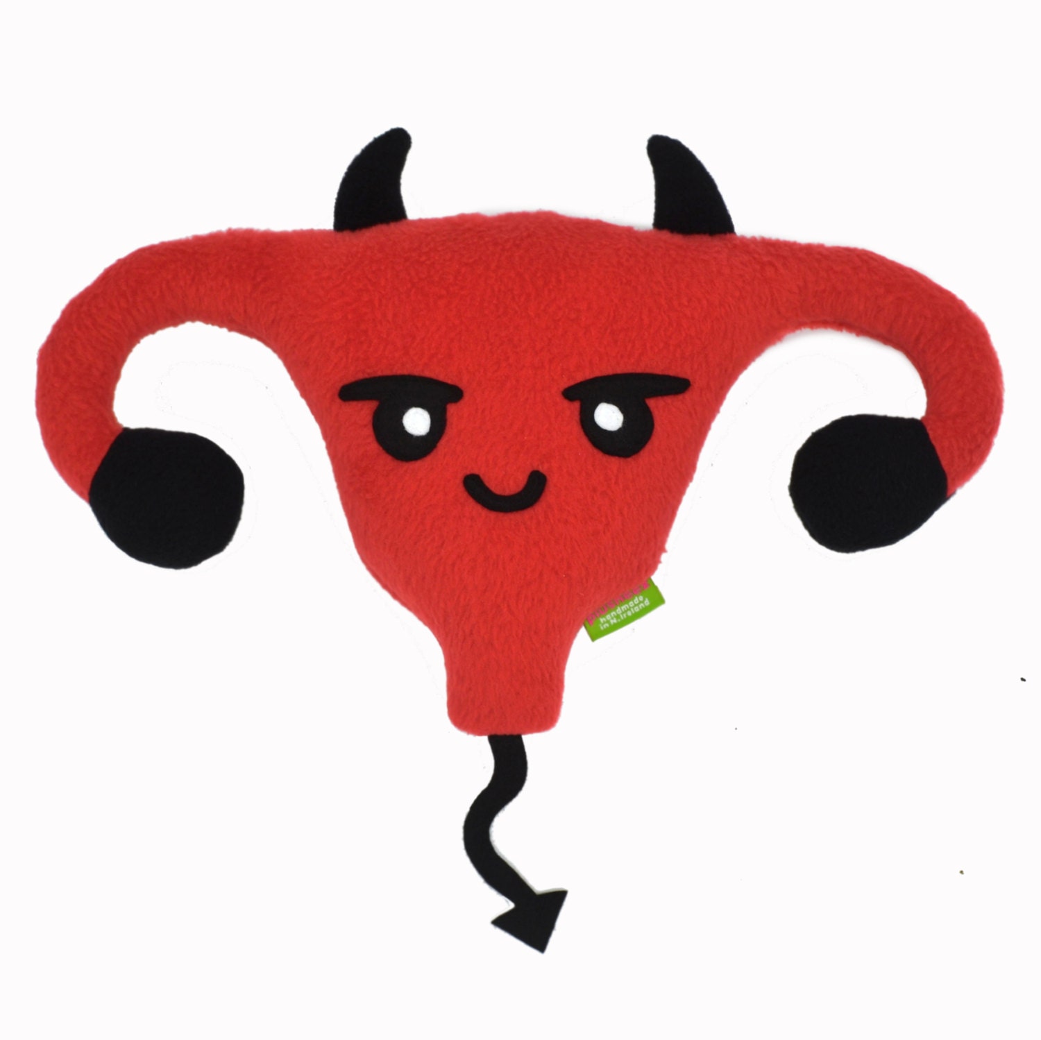 angry uterus plush