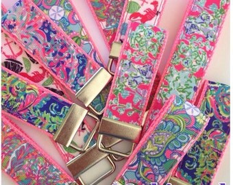 New Lilly Pulitzer Inspired Key Fobs / Lilly Pulitzer Inspired Wrist Fob