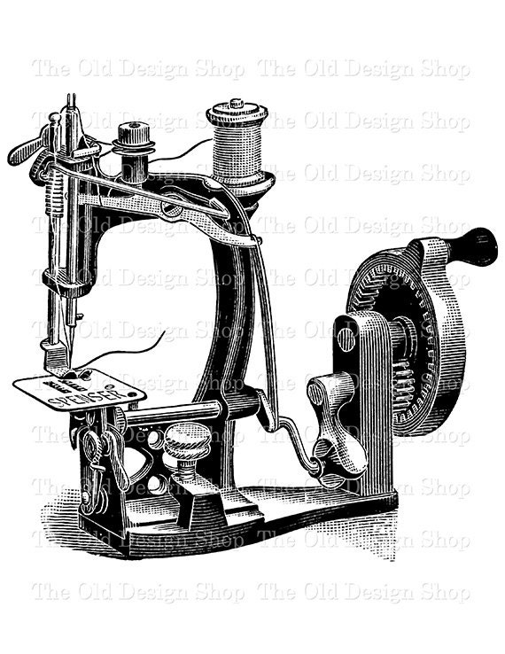 clipart vintage sewing machine - photo #18