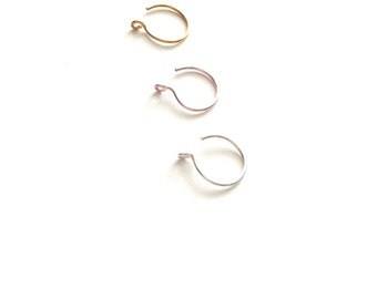3 Faux Nose Ring Hoops, Fake Nose Ring Set, Clip On Nose Rings, Fake Nose Ring Cuff Gold or Silver, No Pierce Nose Ring, Fake Nose Piercing