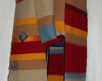 Tom Baker Doctor Who Scarf- Full 23' Hand Knit