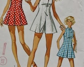 1970s Tennis Dress and Shorts Vintage Sewing Pattern Simplicity 9406 1970s Tennis Dress and Shorts Vintage Sewing Pattern Simplicity 9406