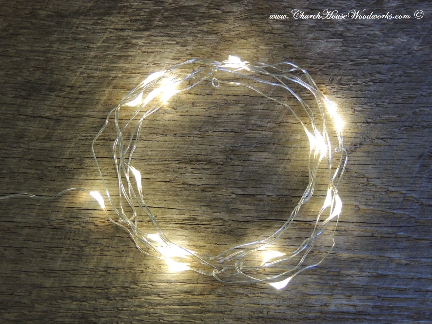 13 ft LED Battery Operated Fairy Lights Rustic Wedding Decor
