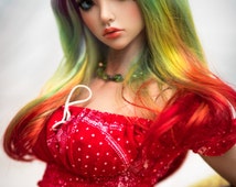 Rainbow splash (natural angora wig for BJD) - il_214x170.892377899_7uez