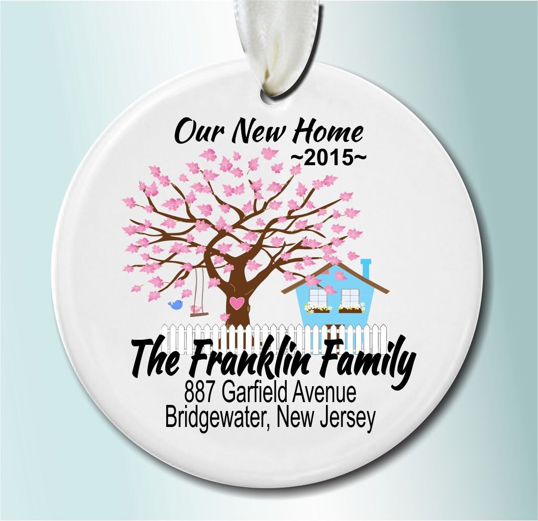 our new home or first home personalized christmas ornament our new home or first home personalized christmas ornament