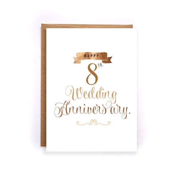 Lovely 99 Bronze Anniversary Card