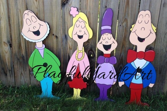 whoville yard art by PlayfulYardArt on Etsy