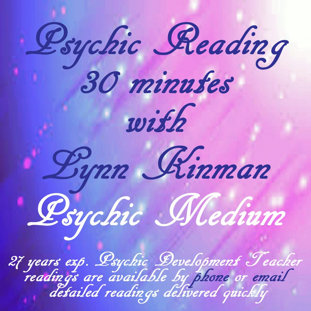 Psychic Reading 30 Minute Psychic Medium Readings Accurate 3453