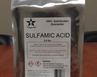 Sulfamic Acid 30 Lb Pack FREE SHIPPING!! 9776