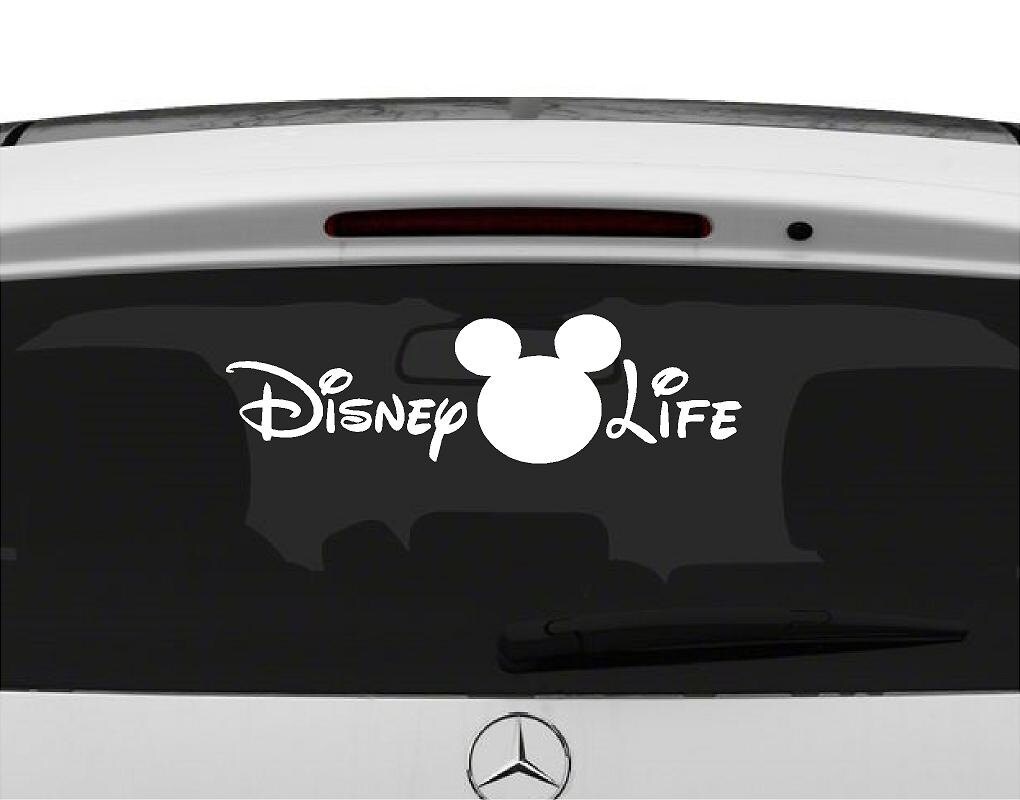 Vinyl Disney Life Car Decal Disney Life Sticker Car Decal