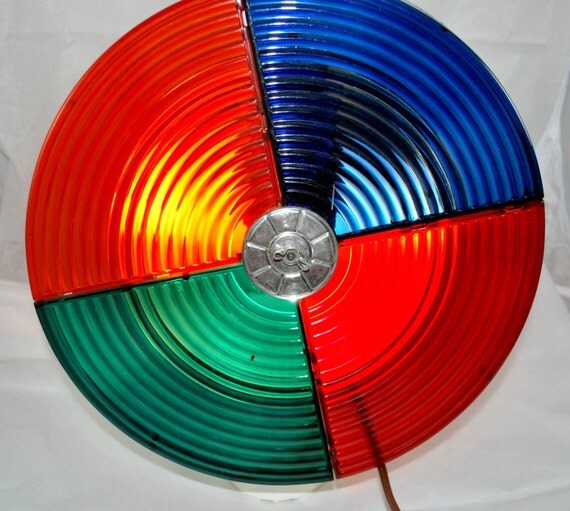 rotating light wheel mid century christmas by dupasseaupresent rotating light wheel mid century christmas by dupasseaupresent