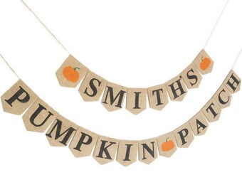 PUMPKIN PATCH BANNER Halloween Decor Halloween Party Halloween Decoration Happy Halloween Halloween Sign Fall Decor Trick or Treat