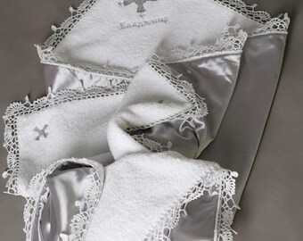 Christening blanket Baptism blanket Baby Blanket Baptism gift for goddaughter Christening gift for godson personalized baptism towel