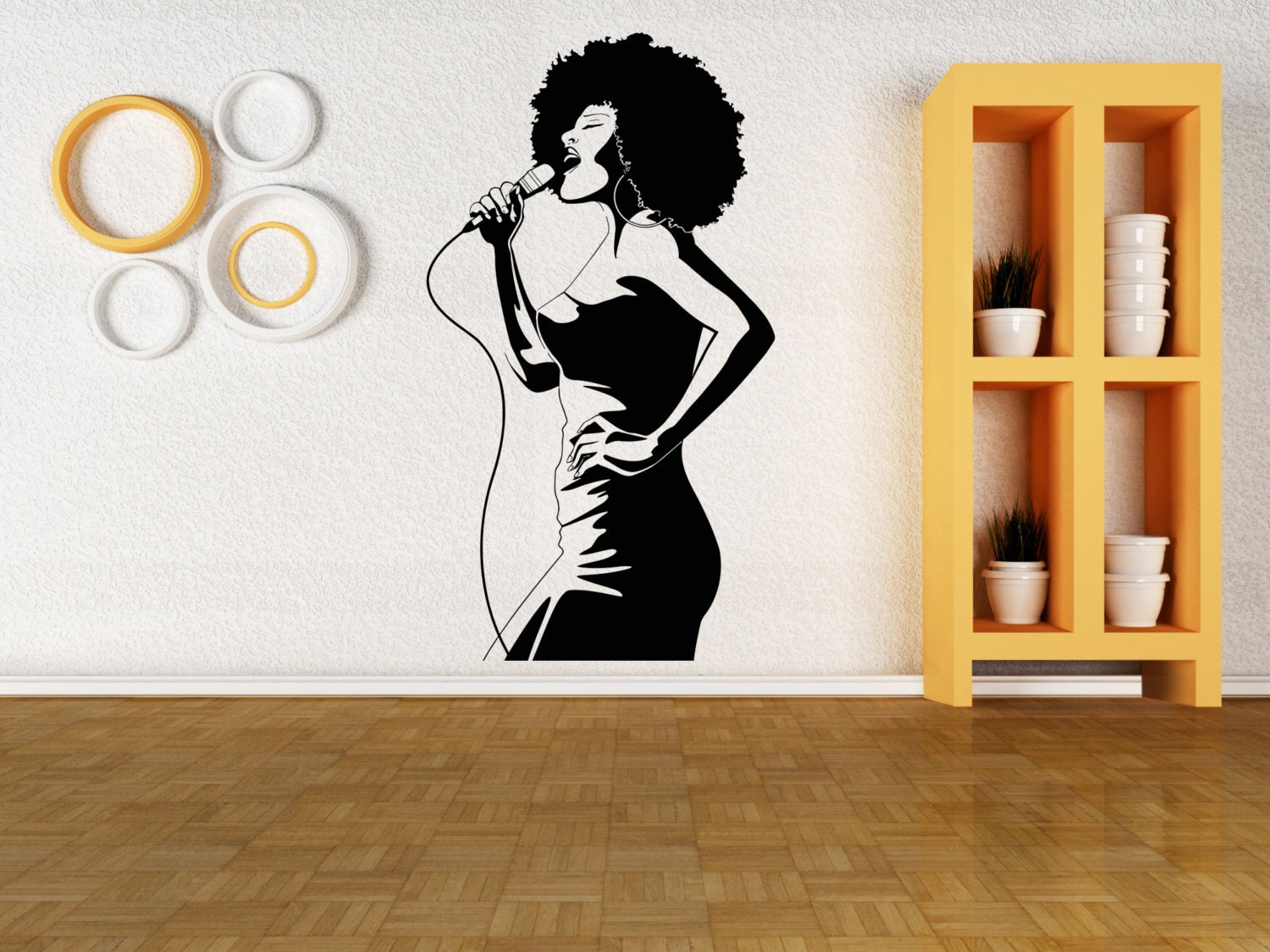 Wall Sticker Vinyl Decal Hot Sexy Girl Black Lady African