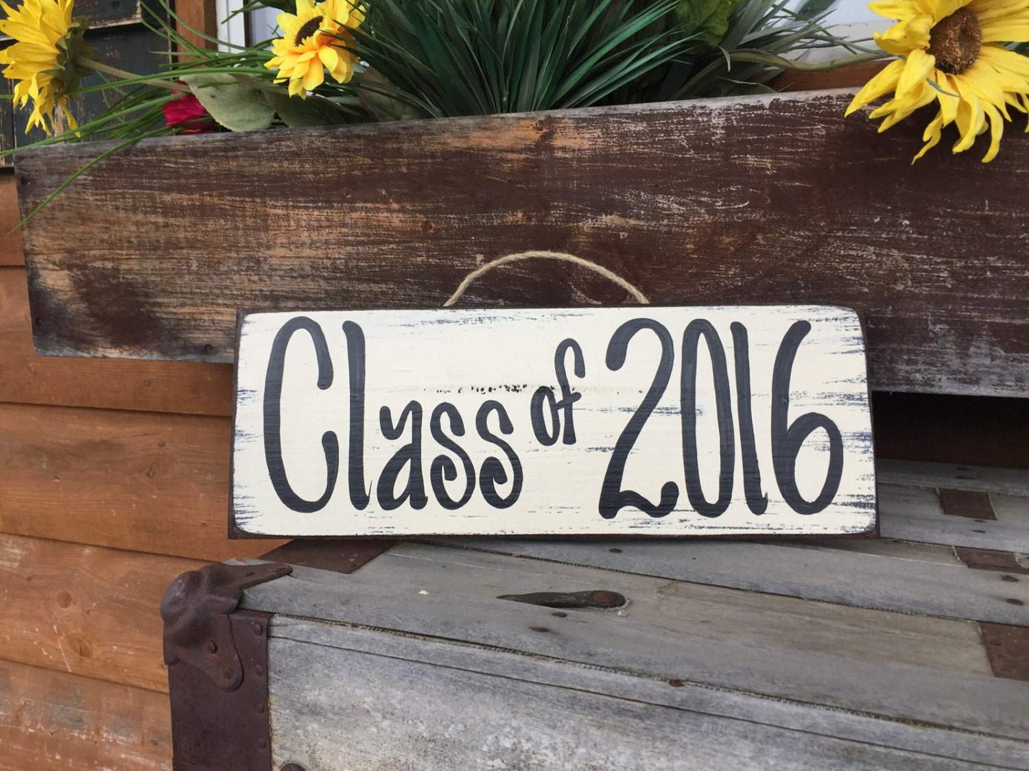GRADUATION SIGN Class of 2016 Wood Graduate by WoodenHeartsInc