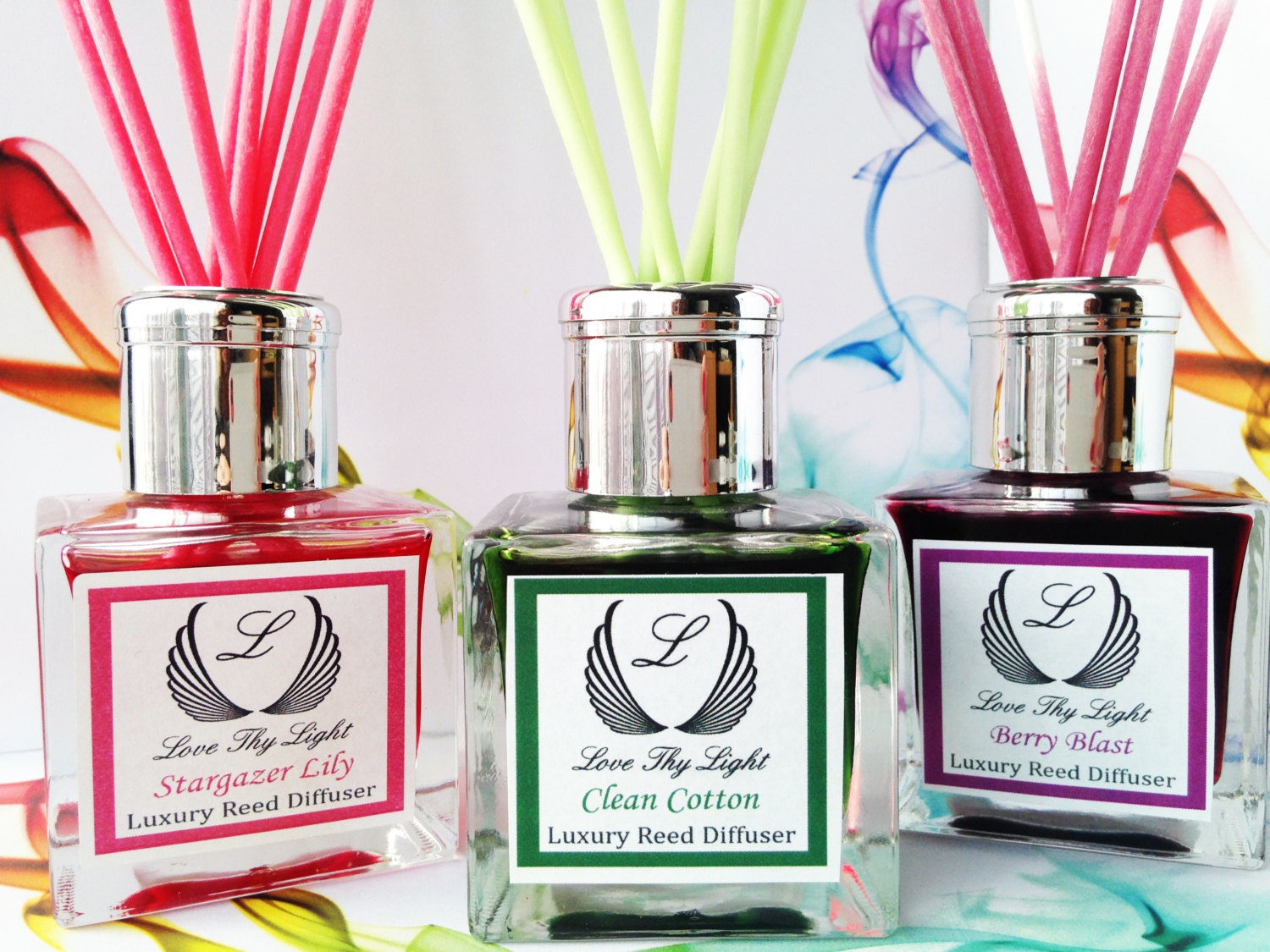 Clean cotton scented Reed Diffuser Home scents Bathroom