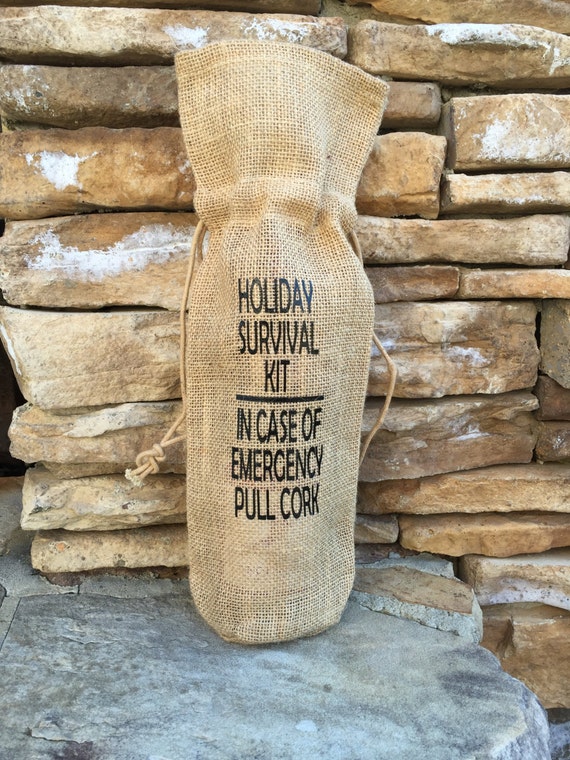 funny wine bags