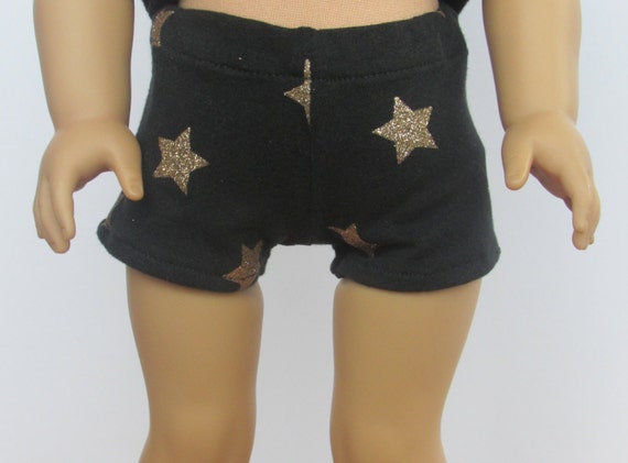 Gold Star Shorts - 18 Inch Doll Clothes // Clothing