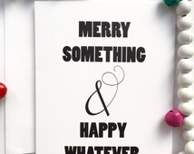 Unique non religious cards related items  Etsy